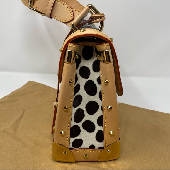 Louis Vuitton Monogram Multicolor Sac Dalmatian Shoulder Bag Black White Purse - Picture 4 of 15